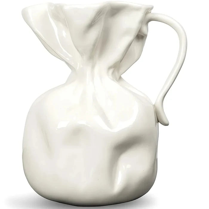 Декоративна ваза Byon Crumple White
