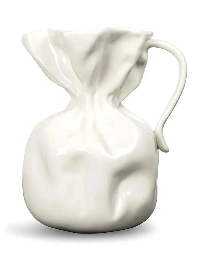 Декоративна ваза Byon Crumple White