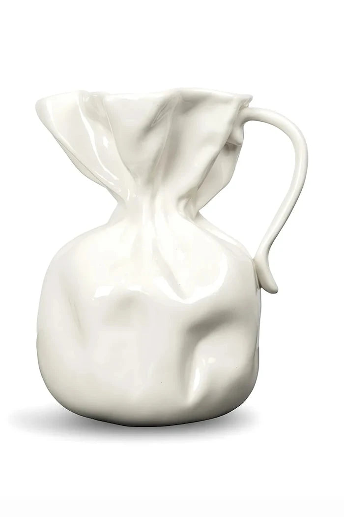 Декоративна ваза Byon Crumple White