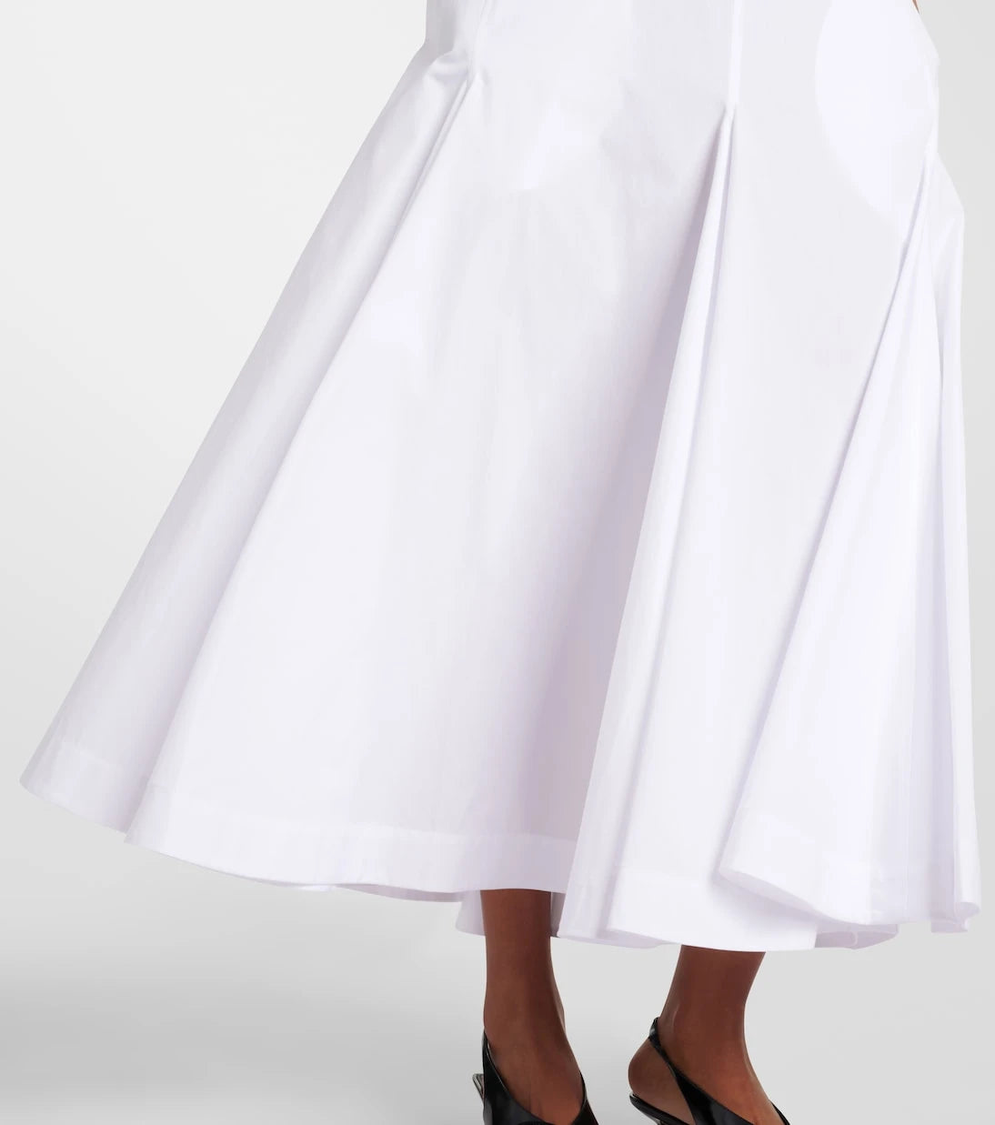 Sportmax - Cactus cotton poplin midi dress