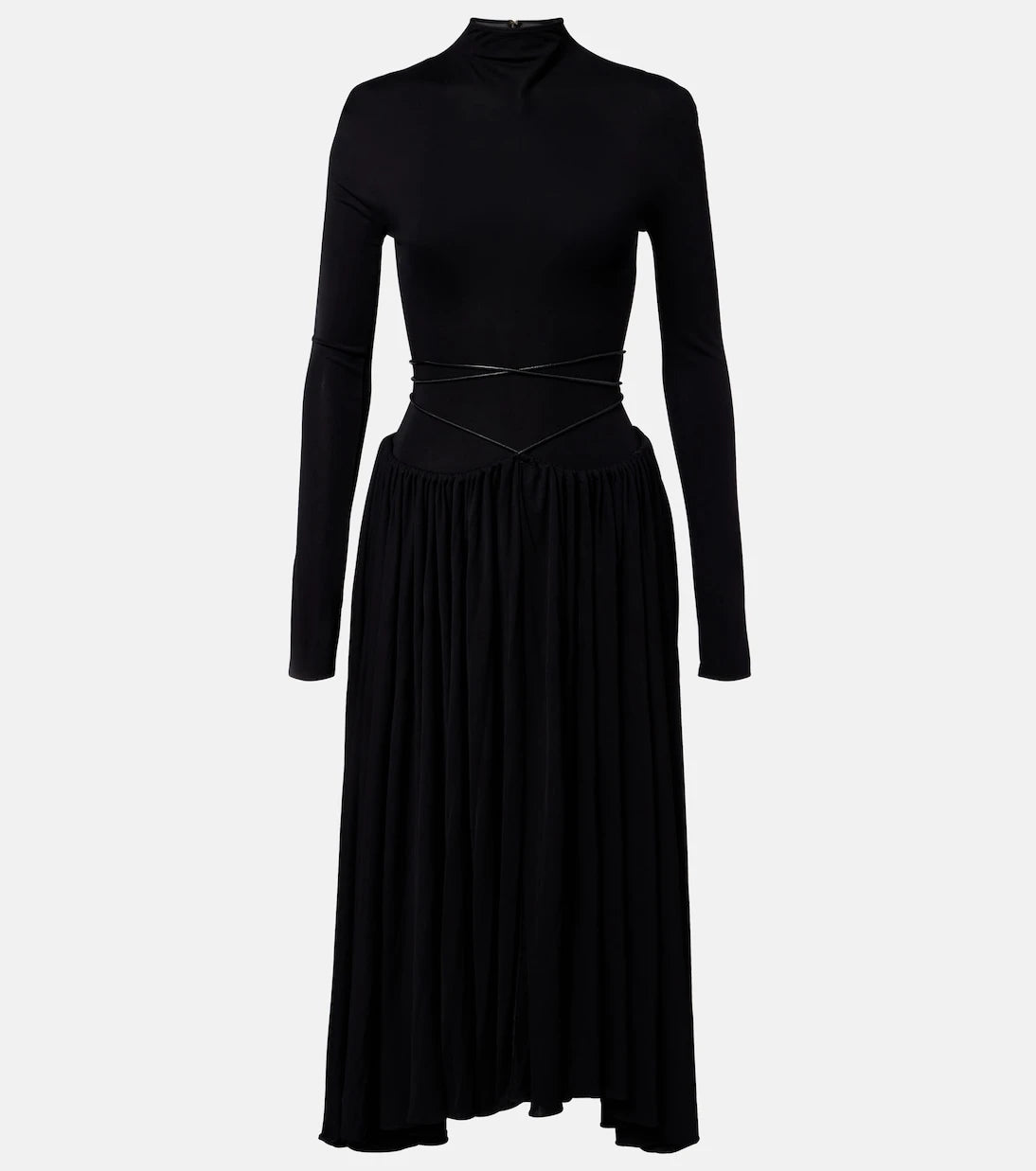 Alaïa - فستان جيرسيه متوسط الطول