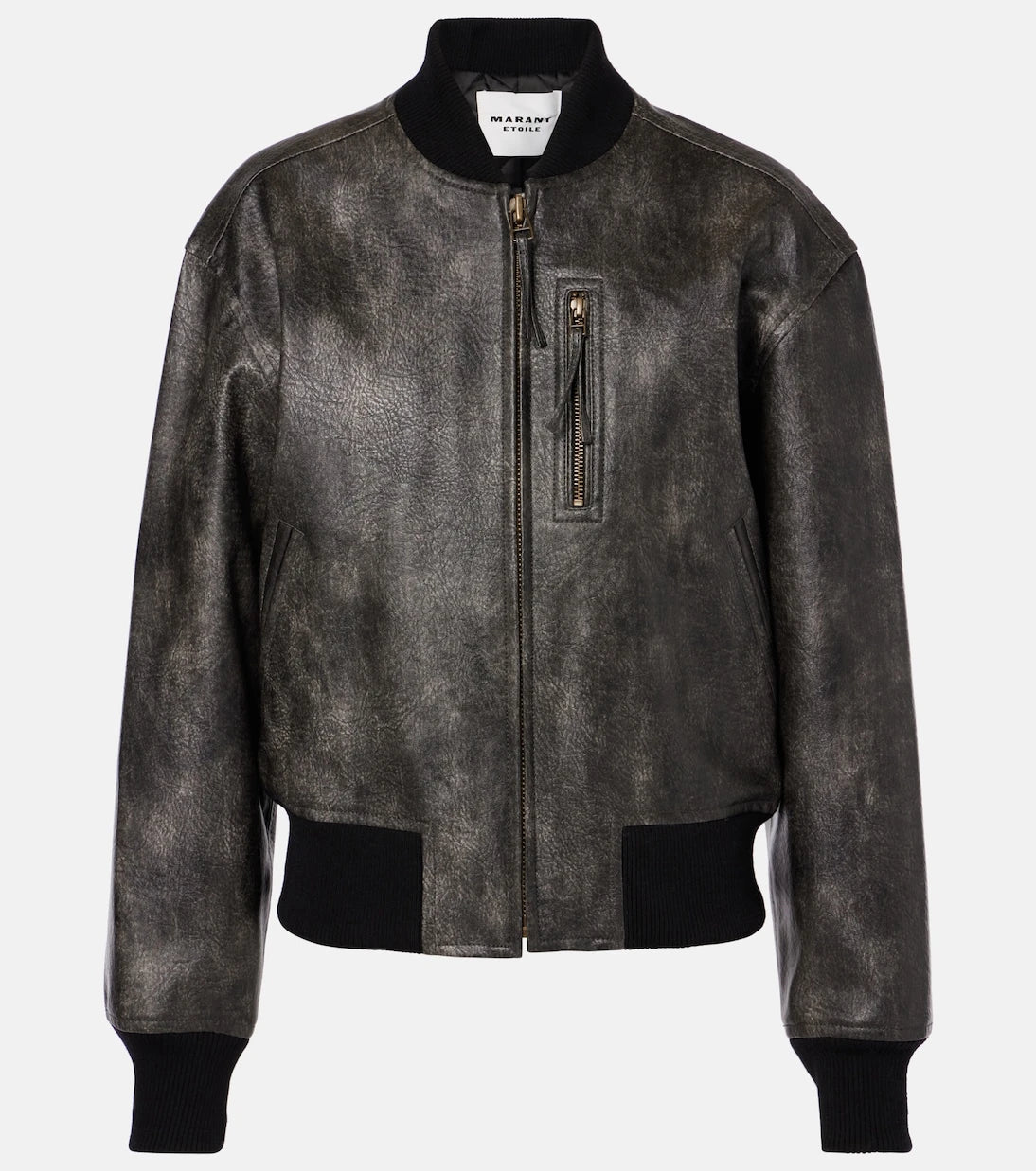 Marant Etoile - Crisley faux leather bomber jacket