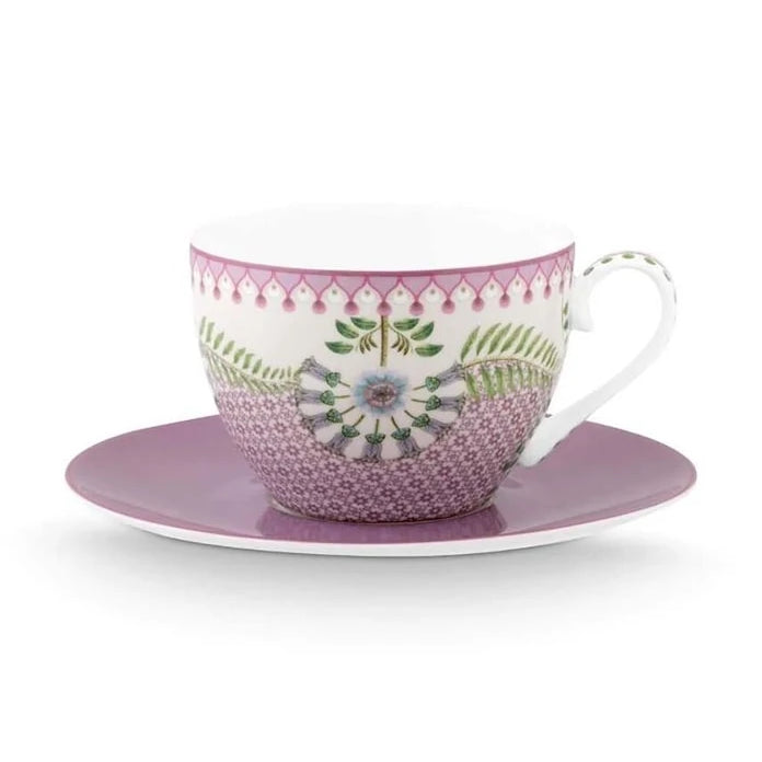 Чаша и чинийка Pip Studio Lily&Lotus 280 ml