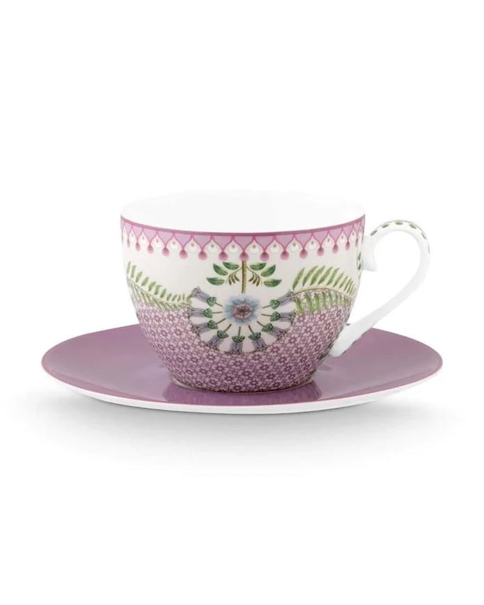 Чаша и чинийка Pip Studio Lily&Lotus 280 ml