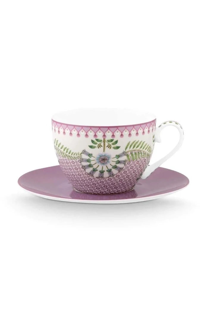 Чаша и чинийка Pip Studio Lily&Lotus 280 ml