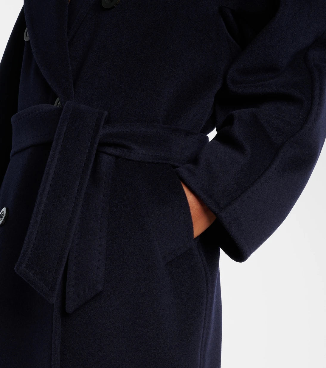 Max Mara - Madame wool and cashmere wrap coat