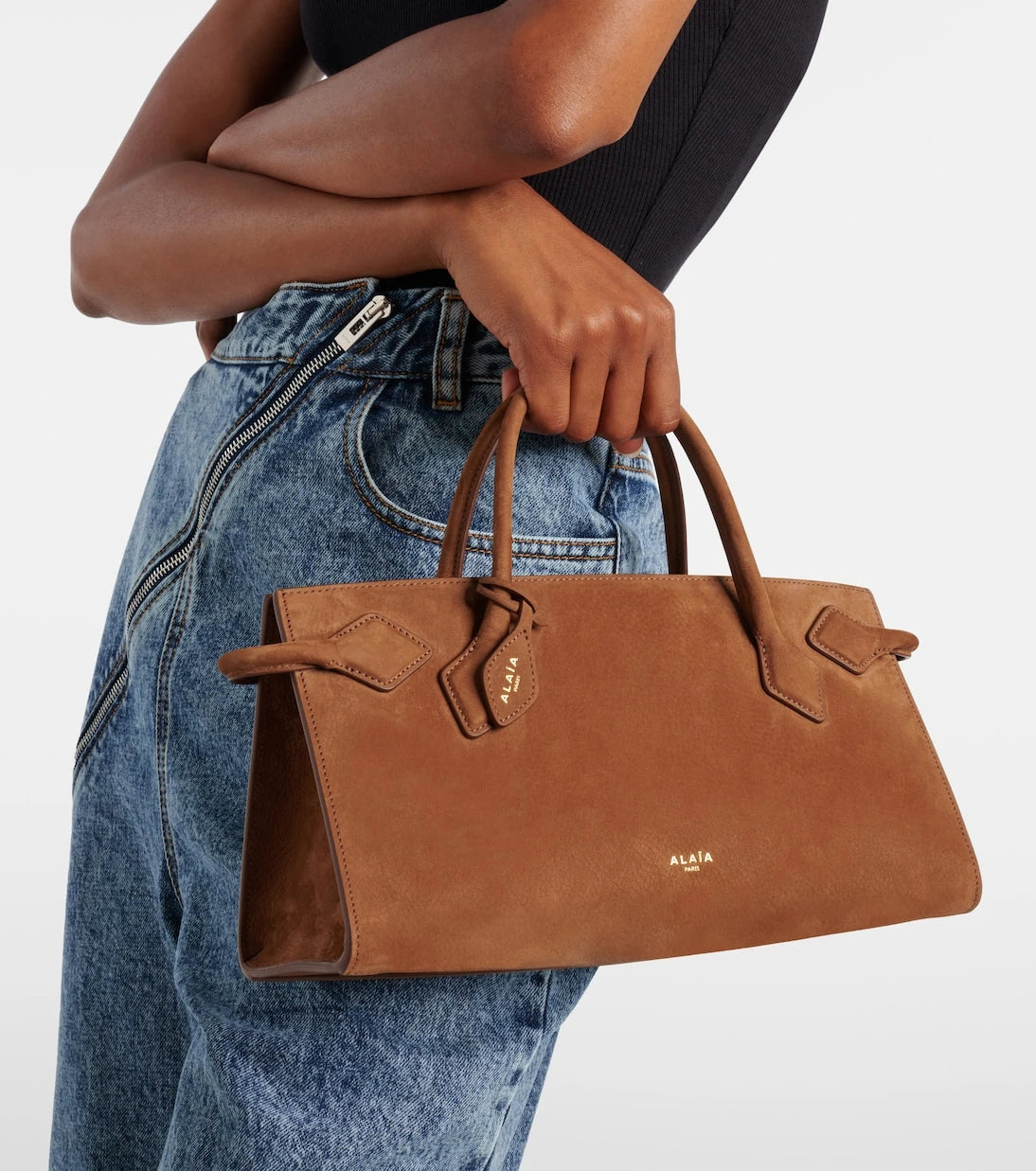 Alaïa - Suede tote bag
