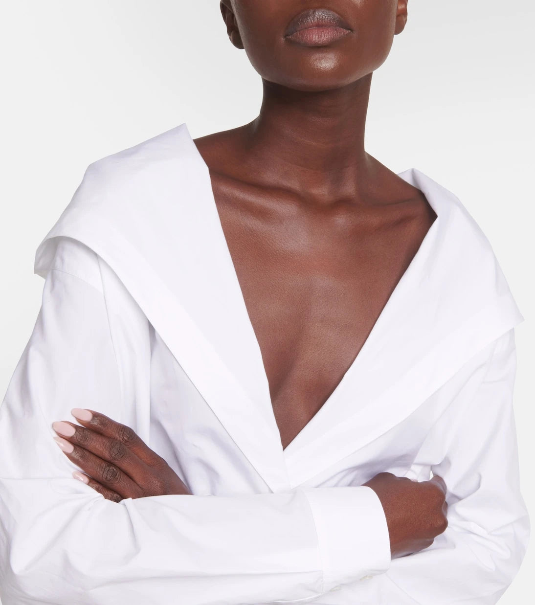Alaïa - Hooded cotton bodysuit