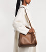 Max Mara Brown Small Leather Marine Top-Handle Bag