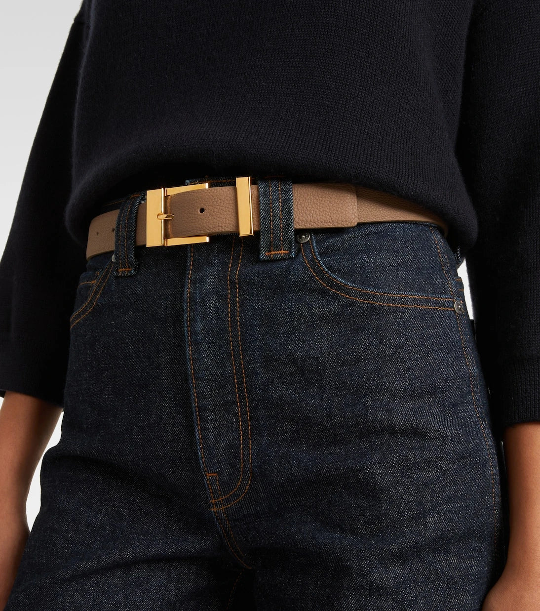 Khaite - Manhattan leather belt