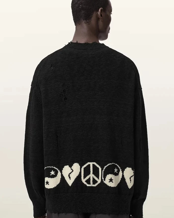 AllSaints жилетка мъжка от памук TABUA