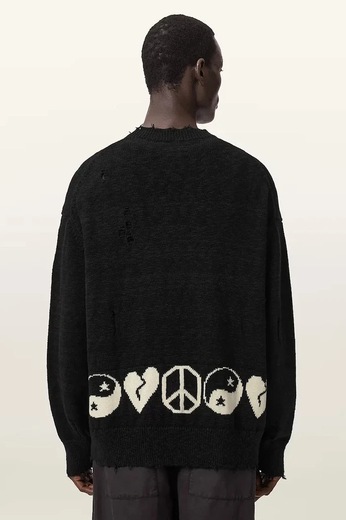 AllSaints жилетка мъжка от памук TABUA