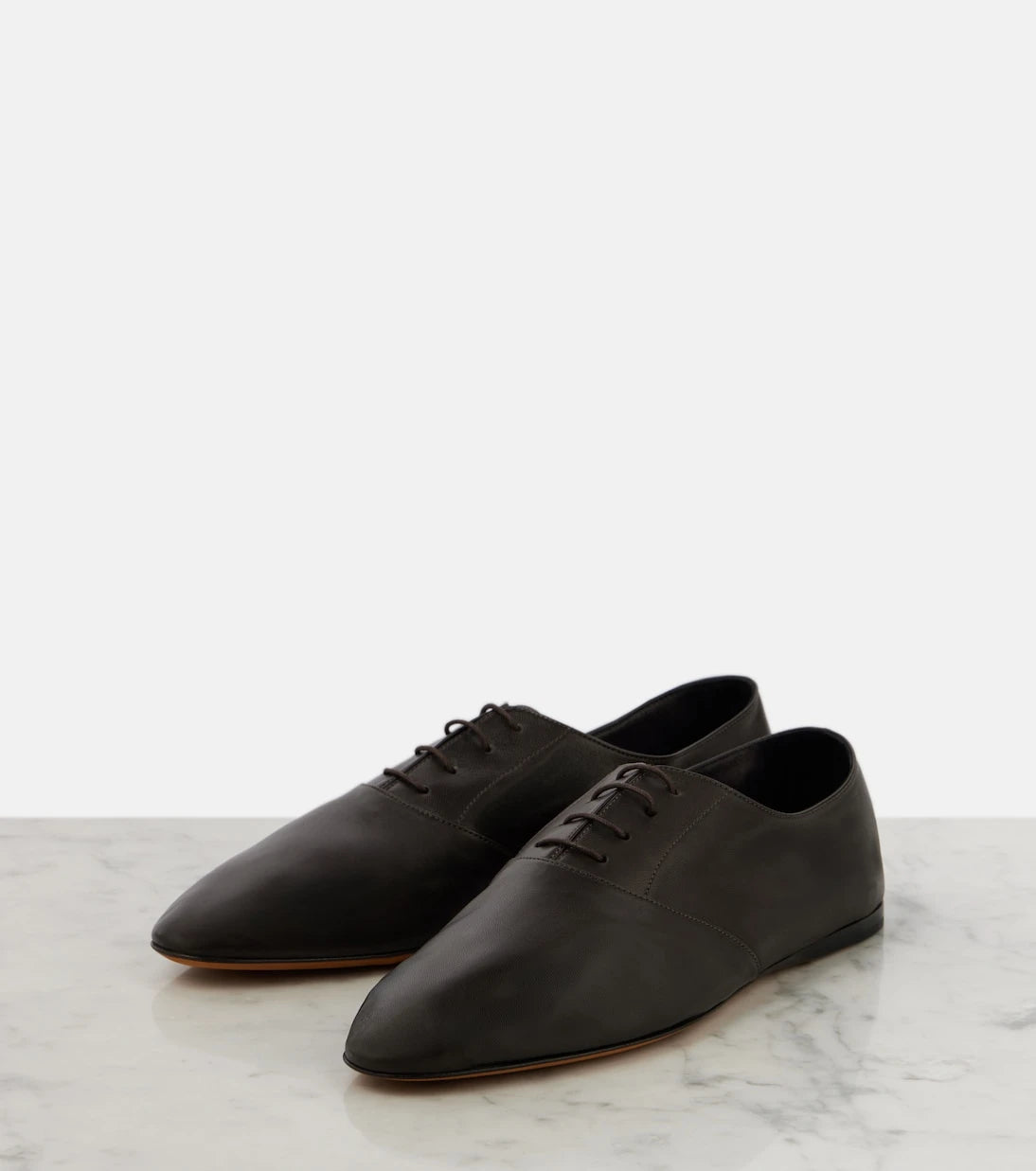 The Row - Awar Lace Up leather Oxford shoes