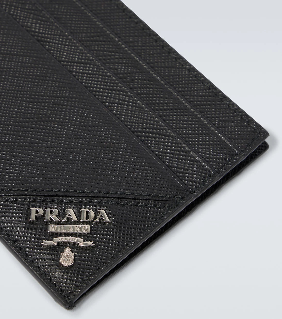 Prada - Logo Saffiano leather card holder