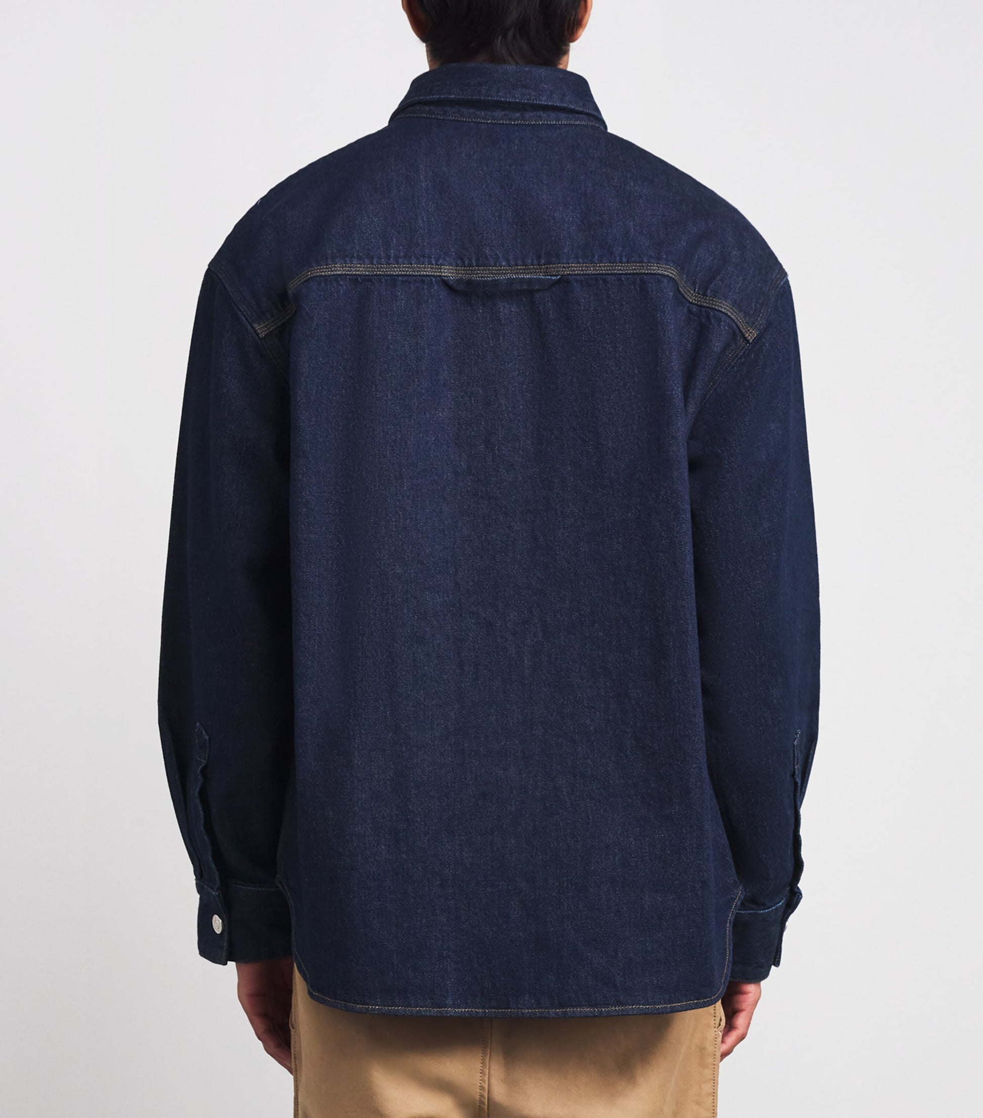AGOLDE Purple Regenerative Denim Overshirt