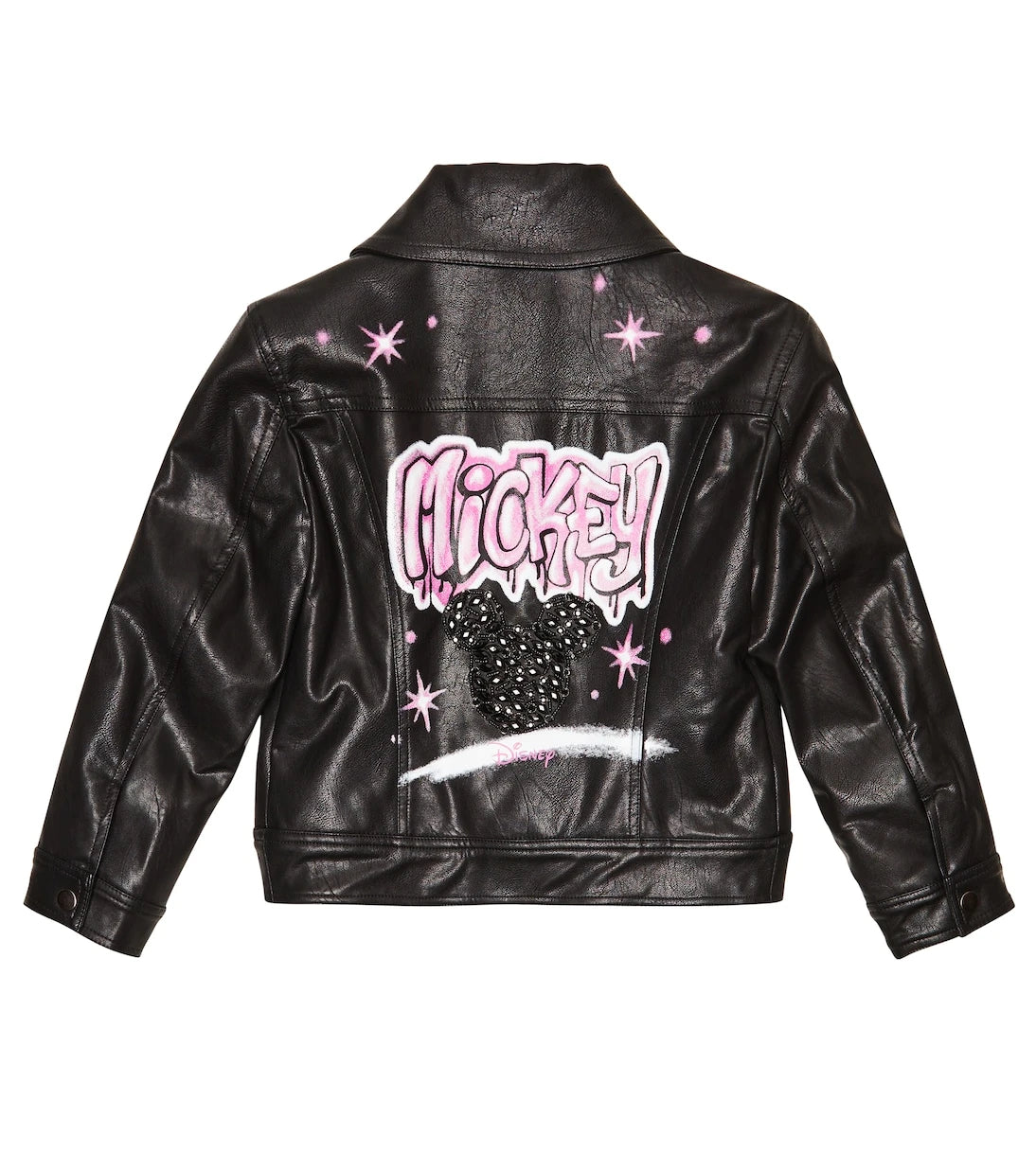 Monnalisa - x Disney® embellished biker jacket