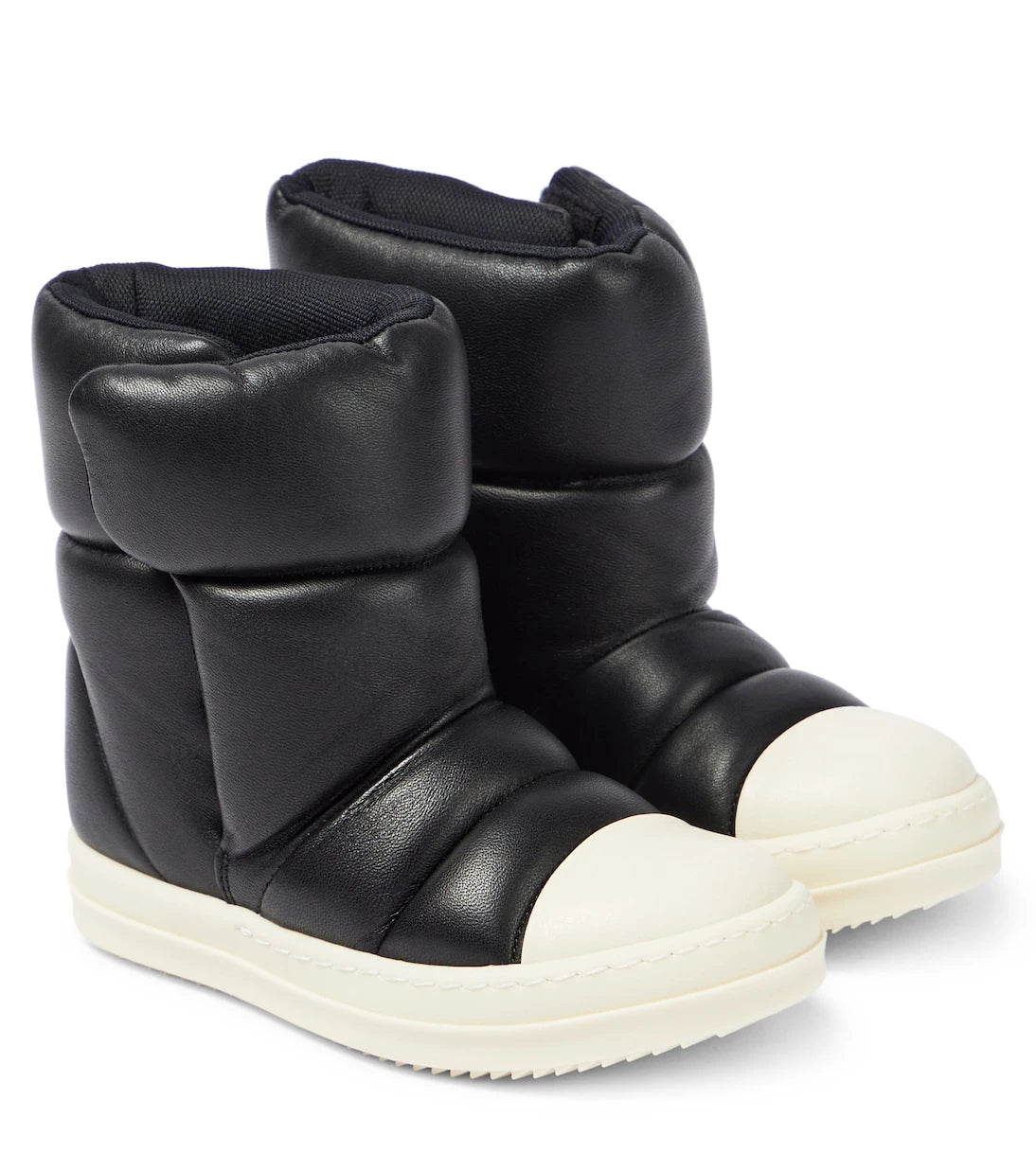 Rick Owens Kids - جزمة جلد مبطّنة