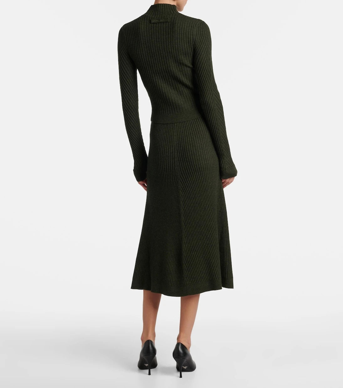 Victoria Beckham - Ribbed-knit wool turtleneck sweater