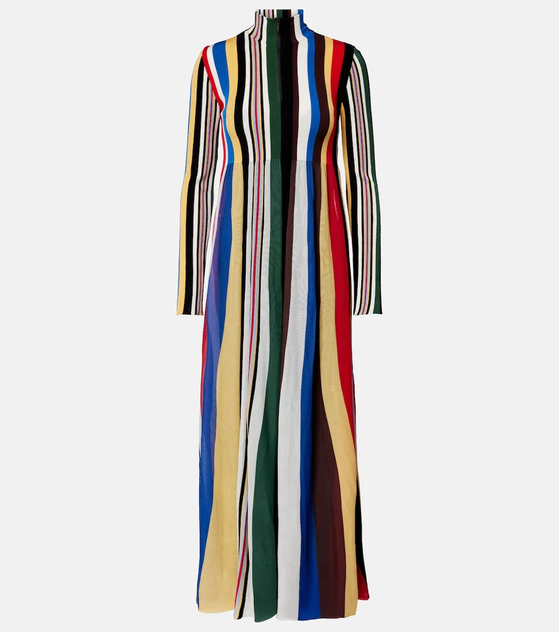 Loewe - Ribbed-knit striped maxi dress