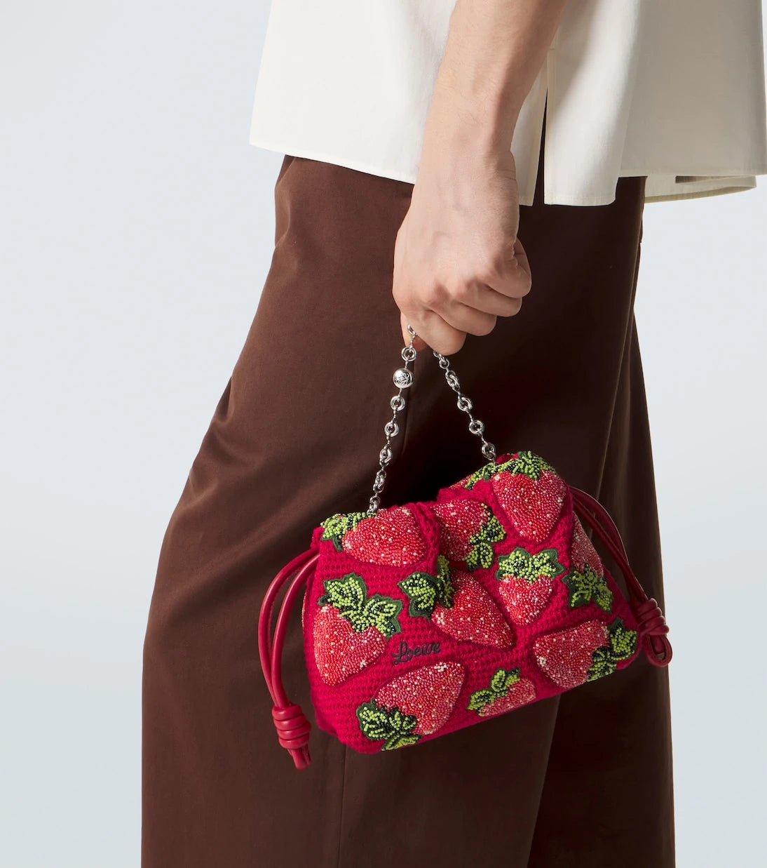 Loewe - Paula's Ibiza Flamenco Mini beaded clutch