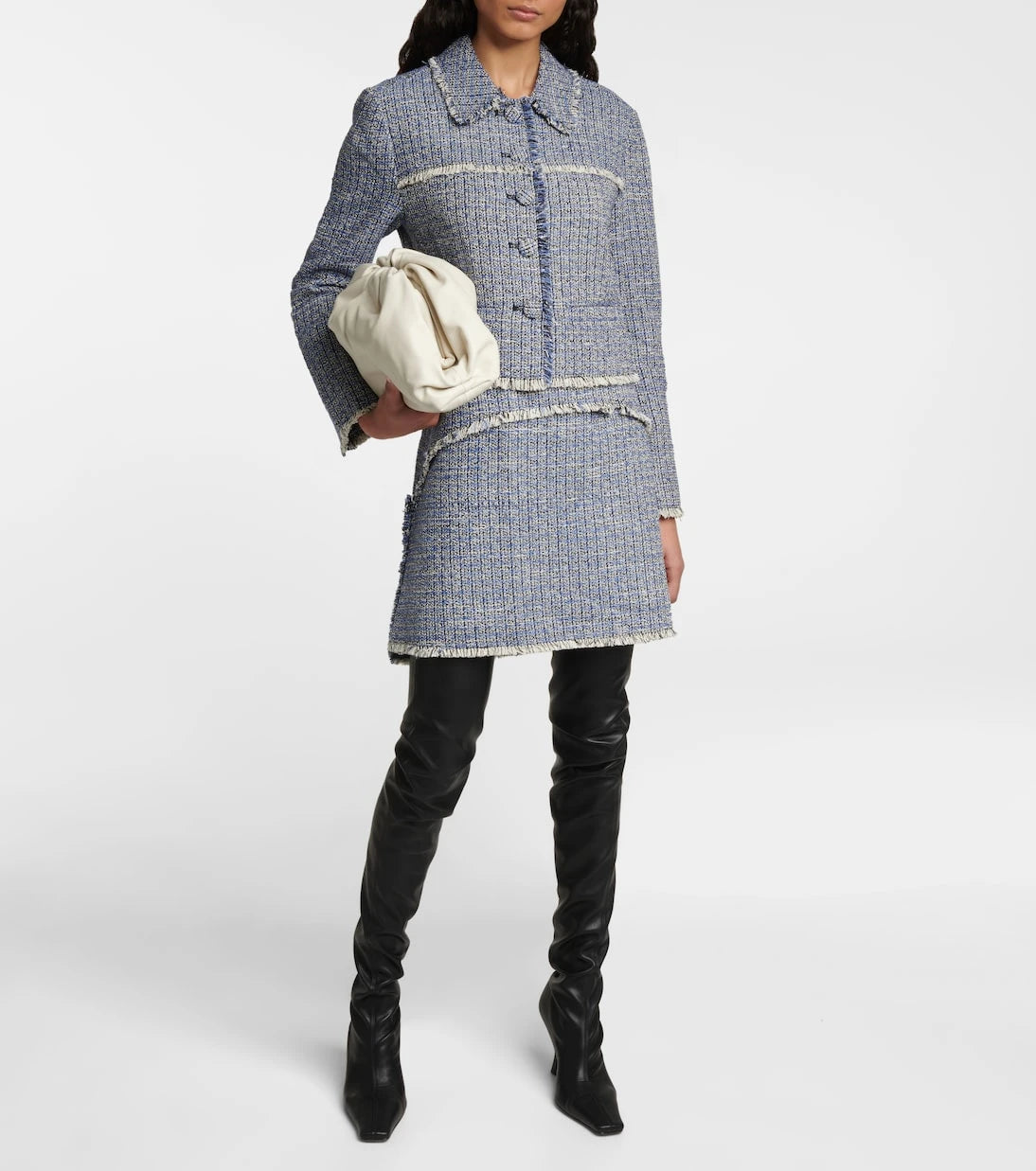 Proenza Schouler - تنورة تويد قصيرة من White Label