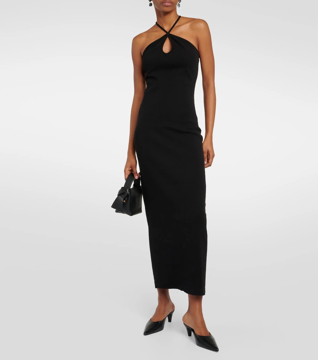 Re/Done - Ribbed-knit cotton-blend midi dress