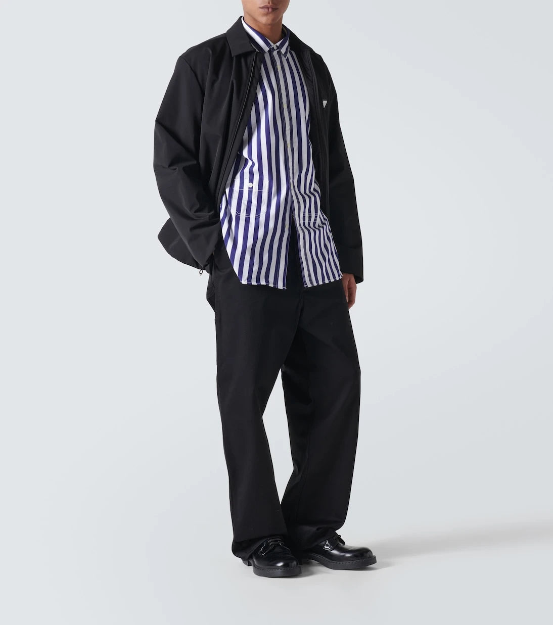 Junya Watanabe - x Carhartt striped cotton Bowling shirt