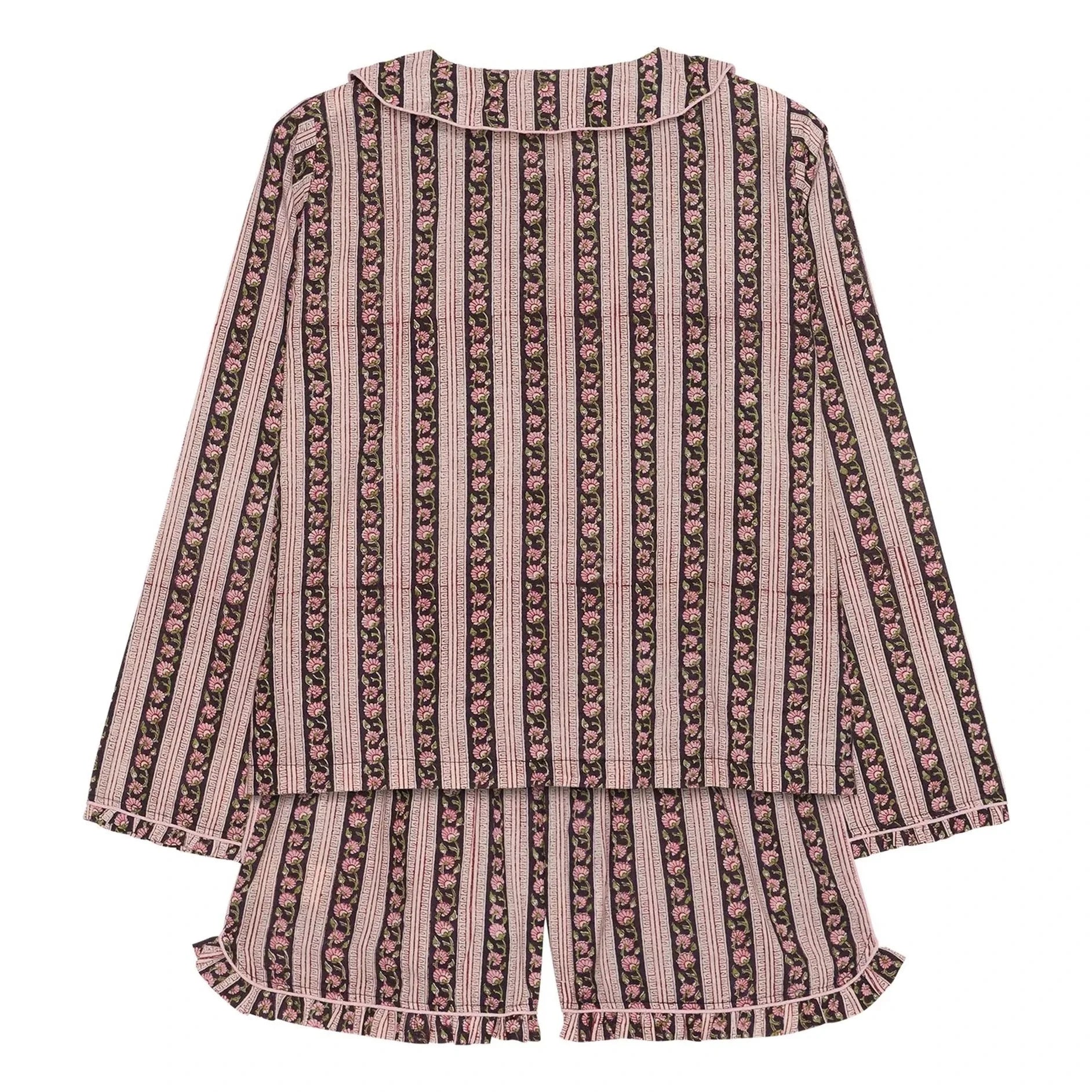SISSEL EDELBO - Nuvena Striped Pyjamas | Black