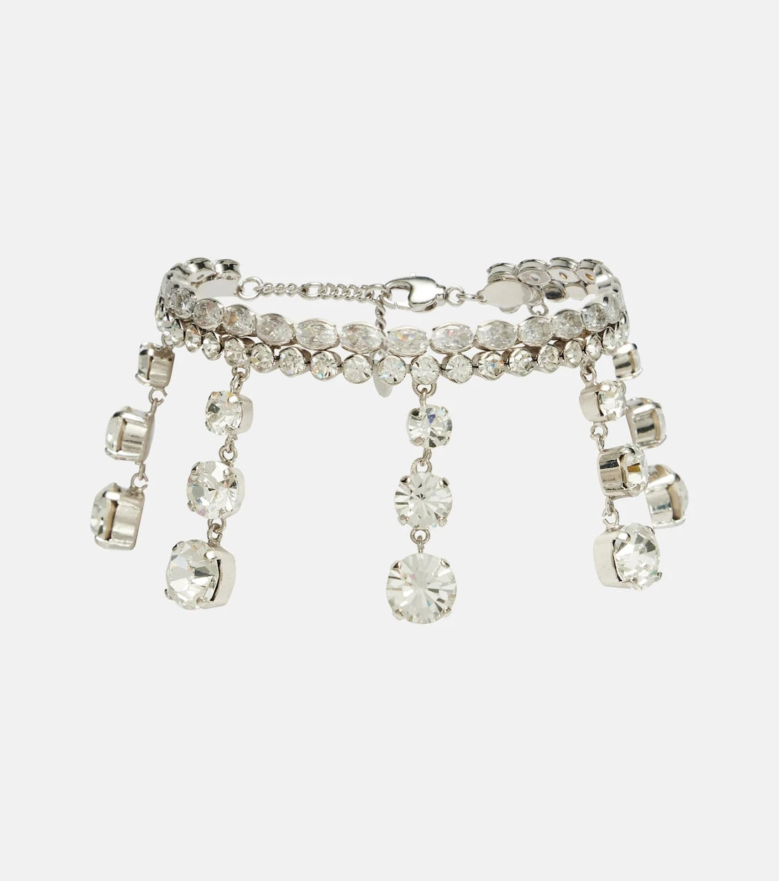Rabanne - Crystal-embellished bracelet