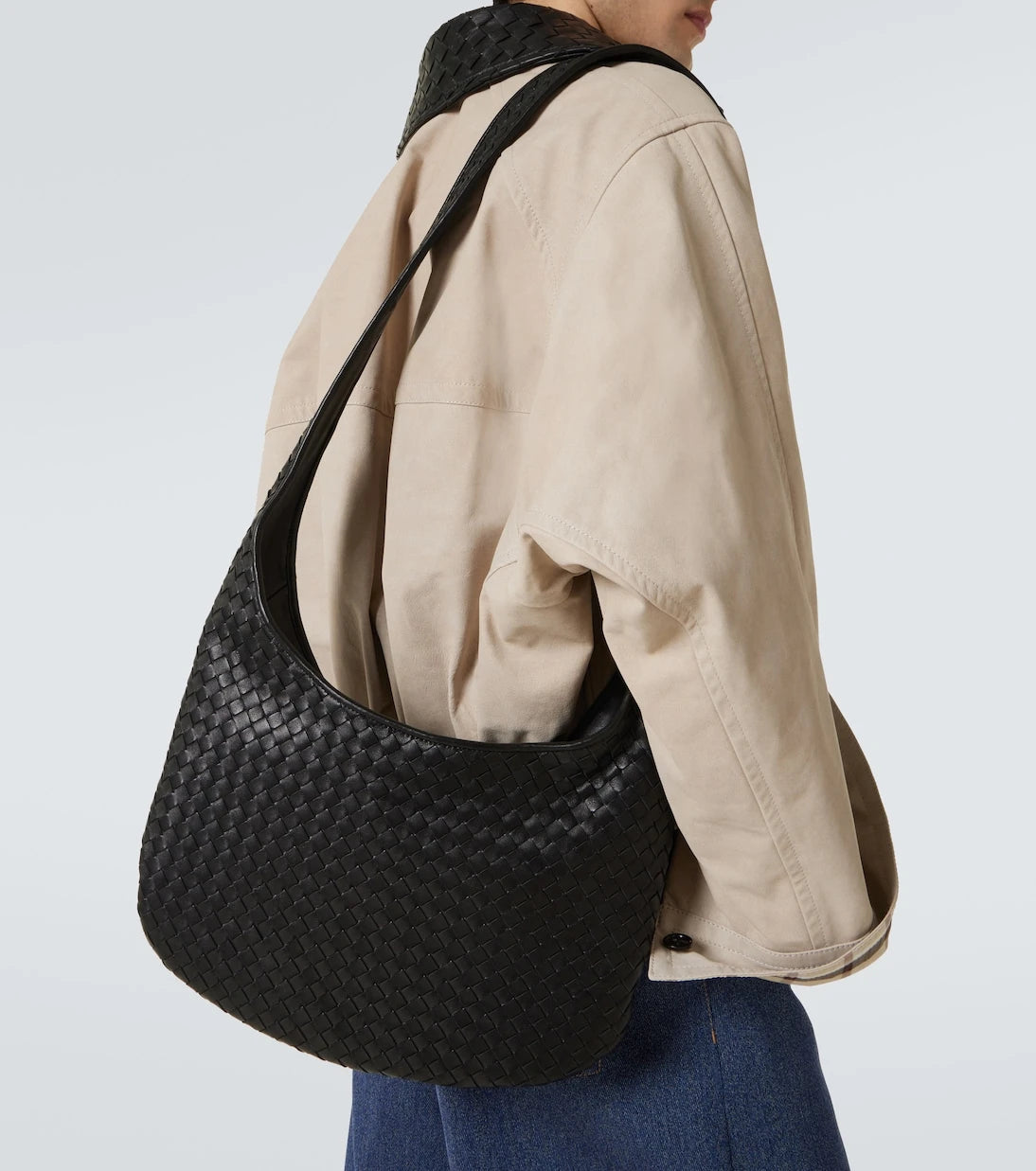 Bottega Veneta - Veneto Intrecciato leather messenger bag