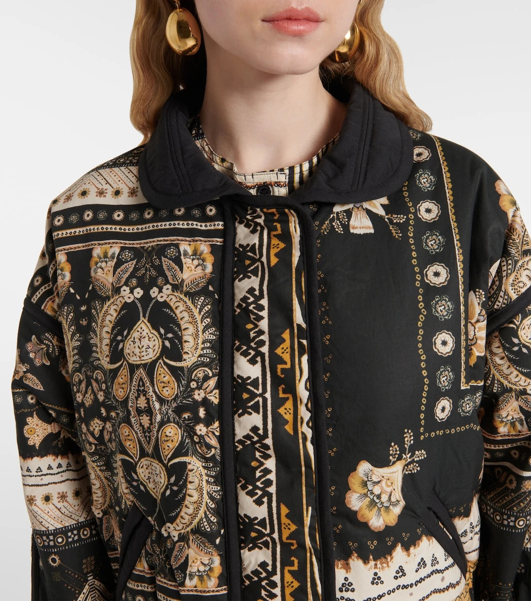 Marant Etoile - Granger printed cotton bomber jacket