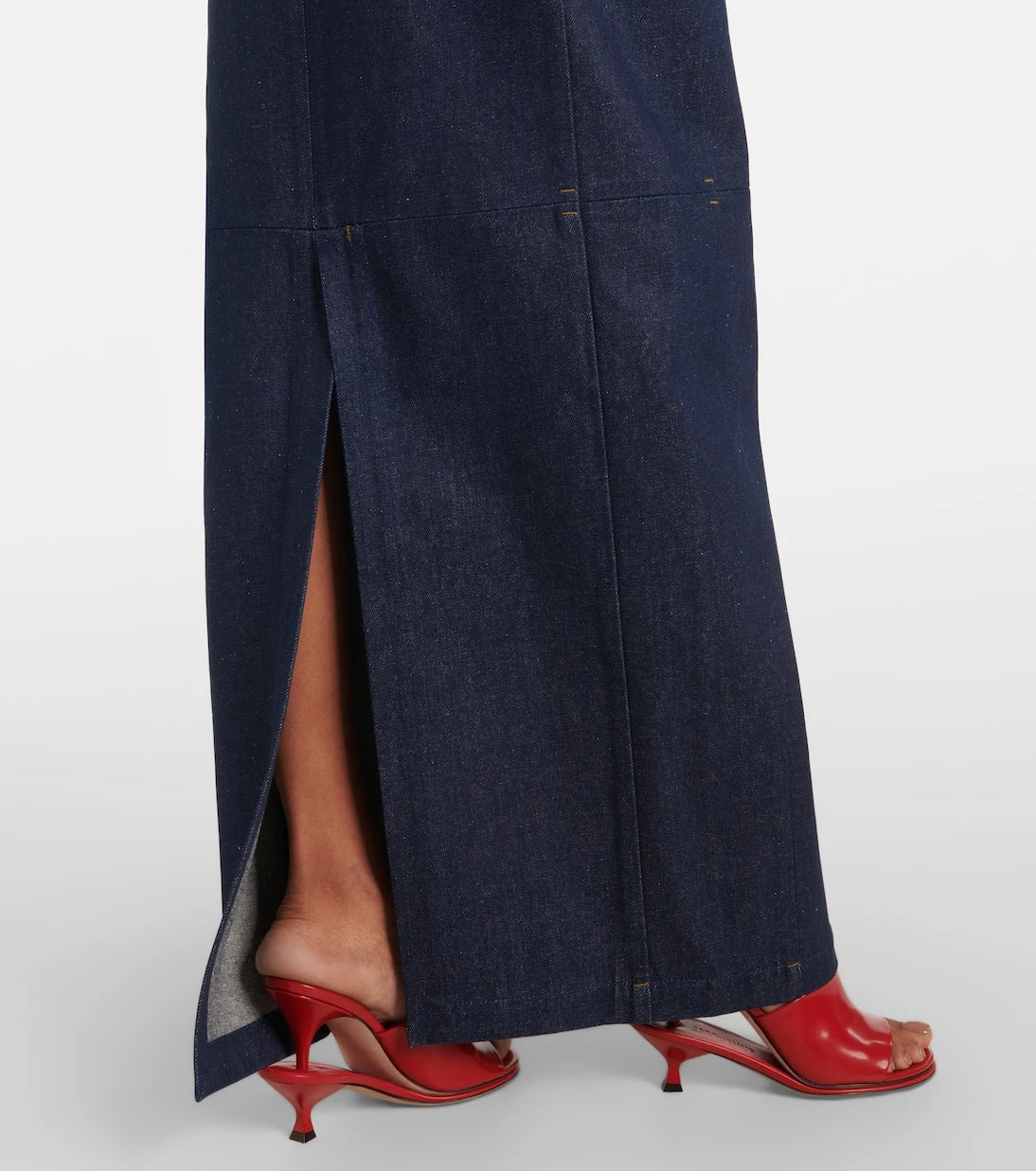 Jacquemus - La Robe De-Nîmes Spoglio denim bustier dress