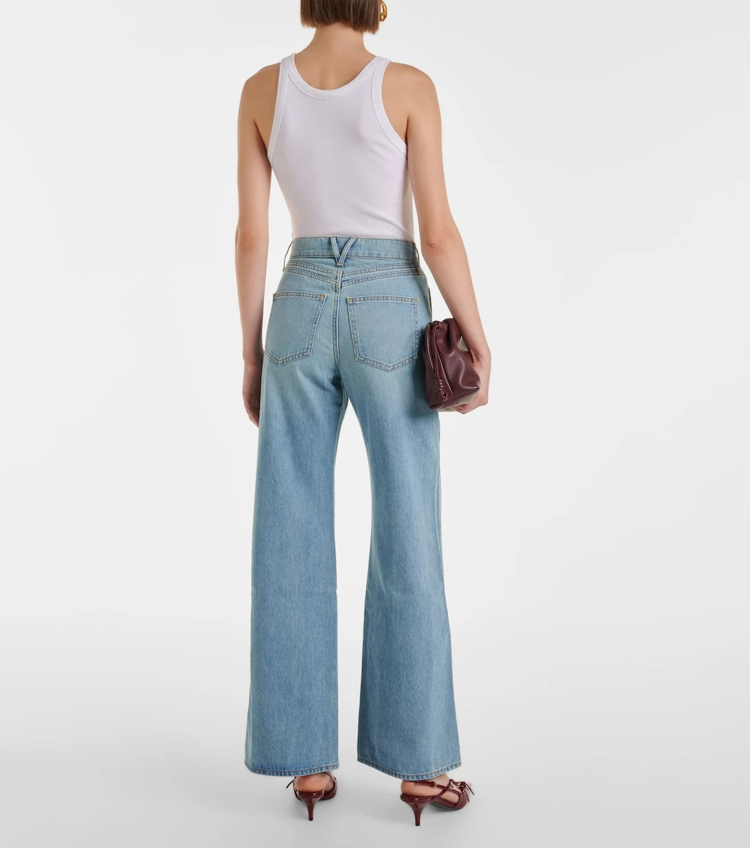 Veronica Beard - Taylor high-rise wide-leg jeans