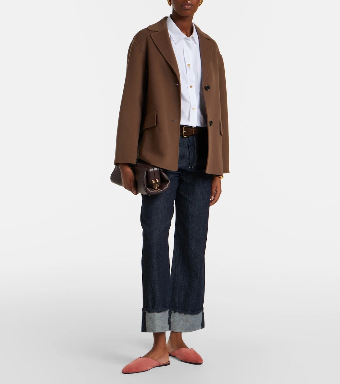 'S Max Mara - Cotton poplin Oxford shirt