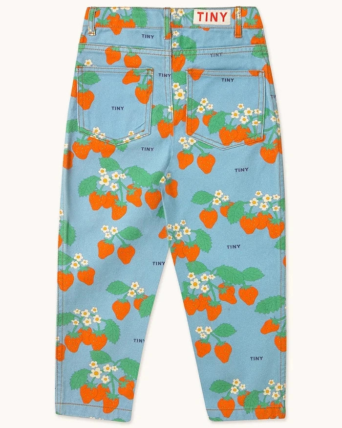 Tinycottons STRAWBERRIES STRAIGHT JEANS Çocuk Kot Pantolon