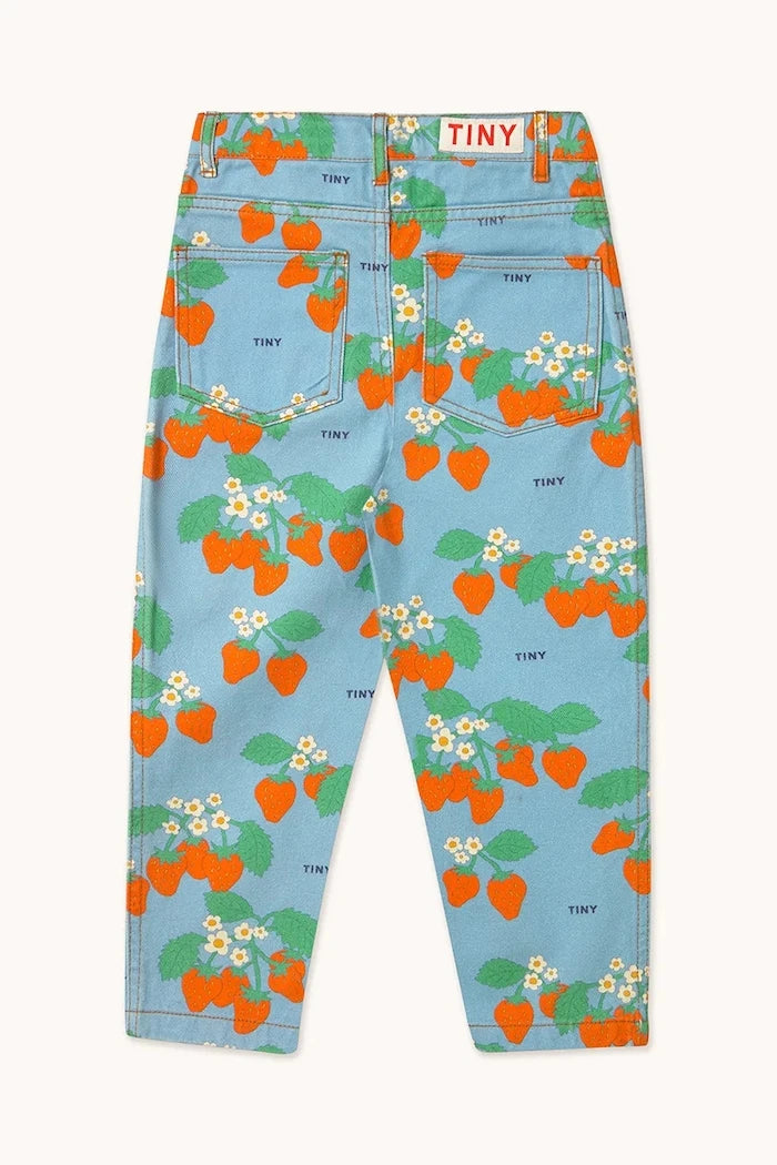 Tinycottons STRAWBERRIES STRAIGHT JEANS Çocuk Kot Pantolon