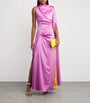 Silk Oma Maxi Dress LILAS/ZINNIA