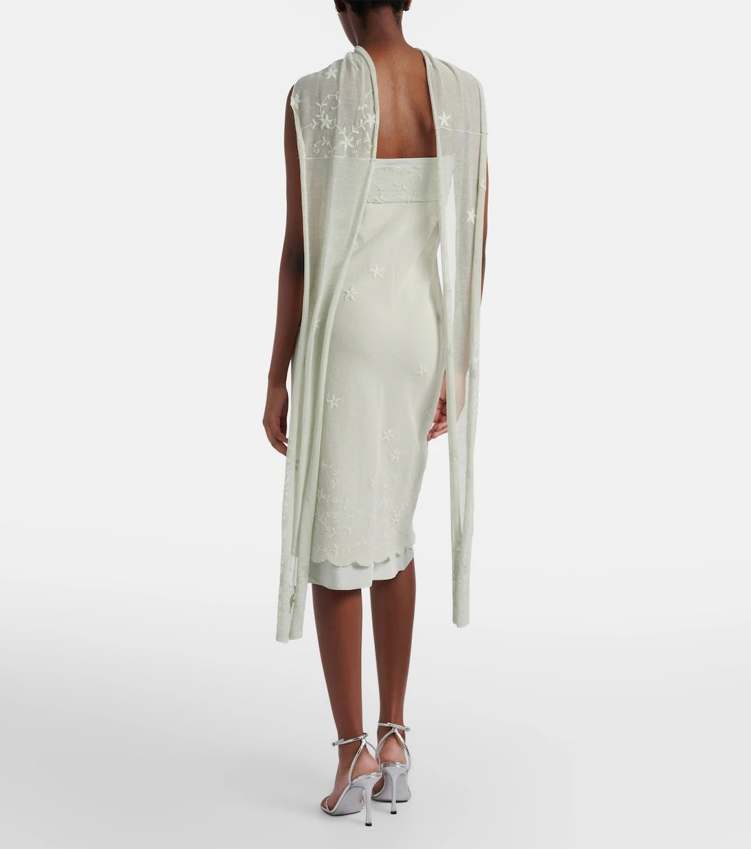 Posse - Cove embroidered midi dress