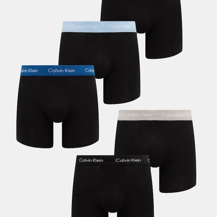 Calvin Klein Underwear erkek pamuklu elastan boxer 5'li