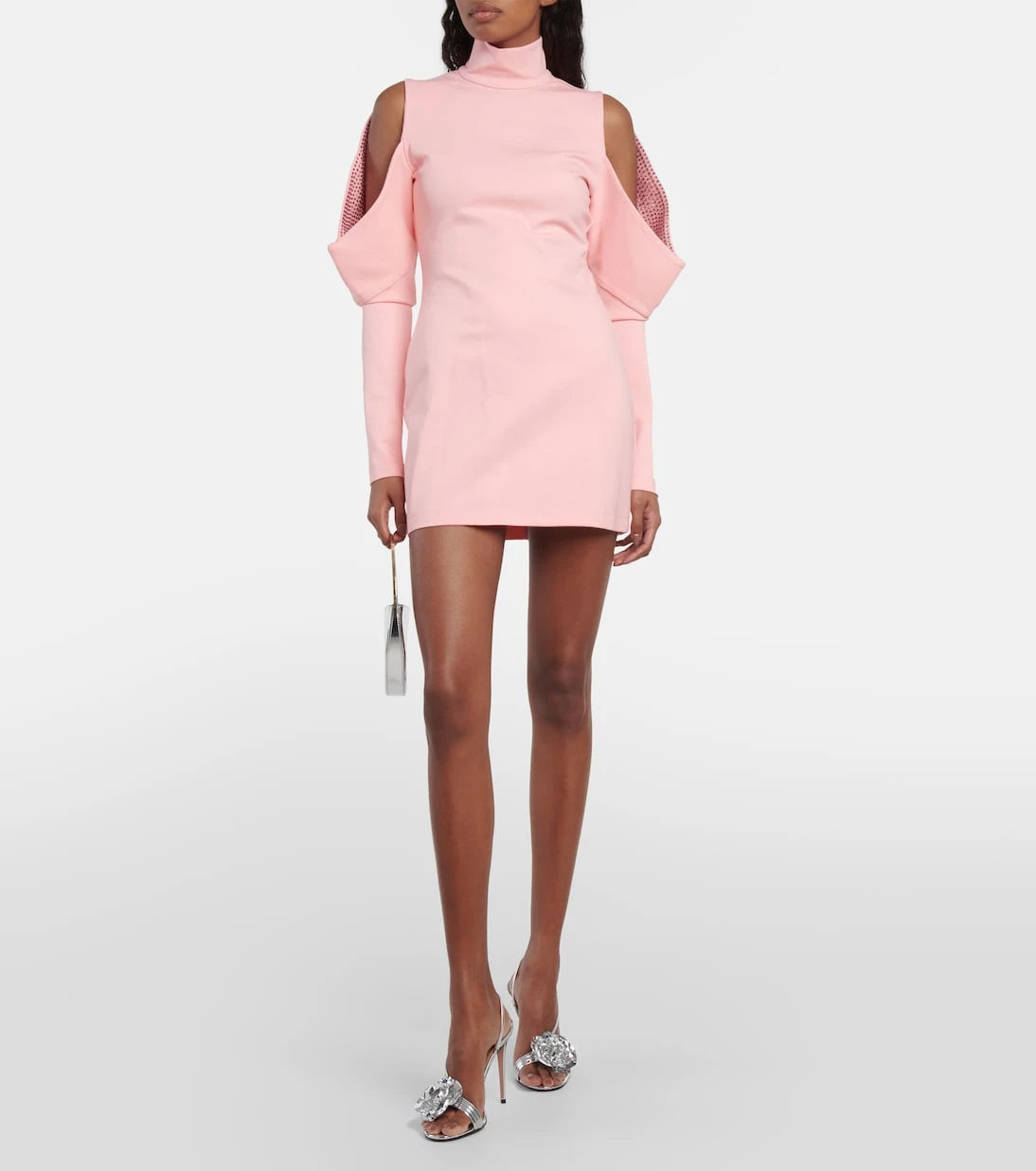 Area - Embellished minidress