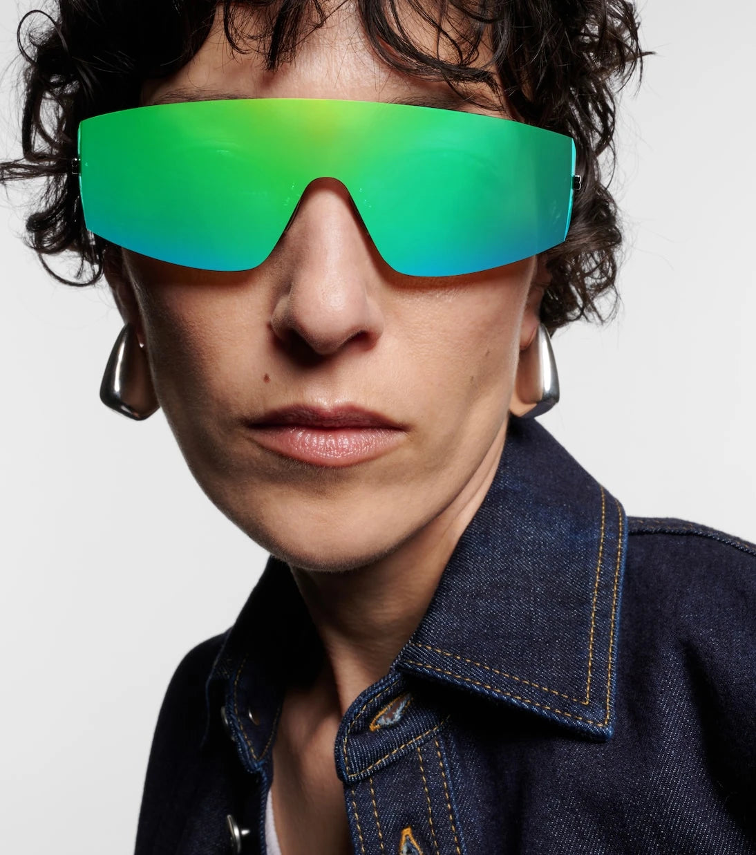 Bottega Veneta - Light Ribbon shield sunglasses
