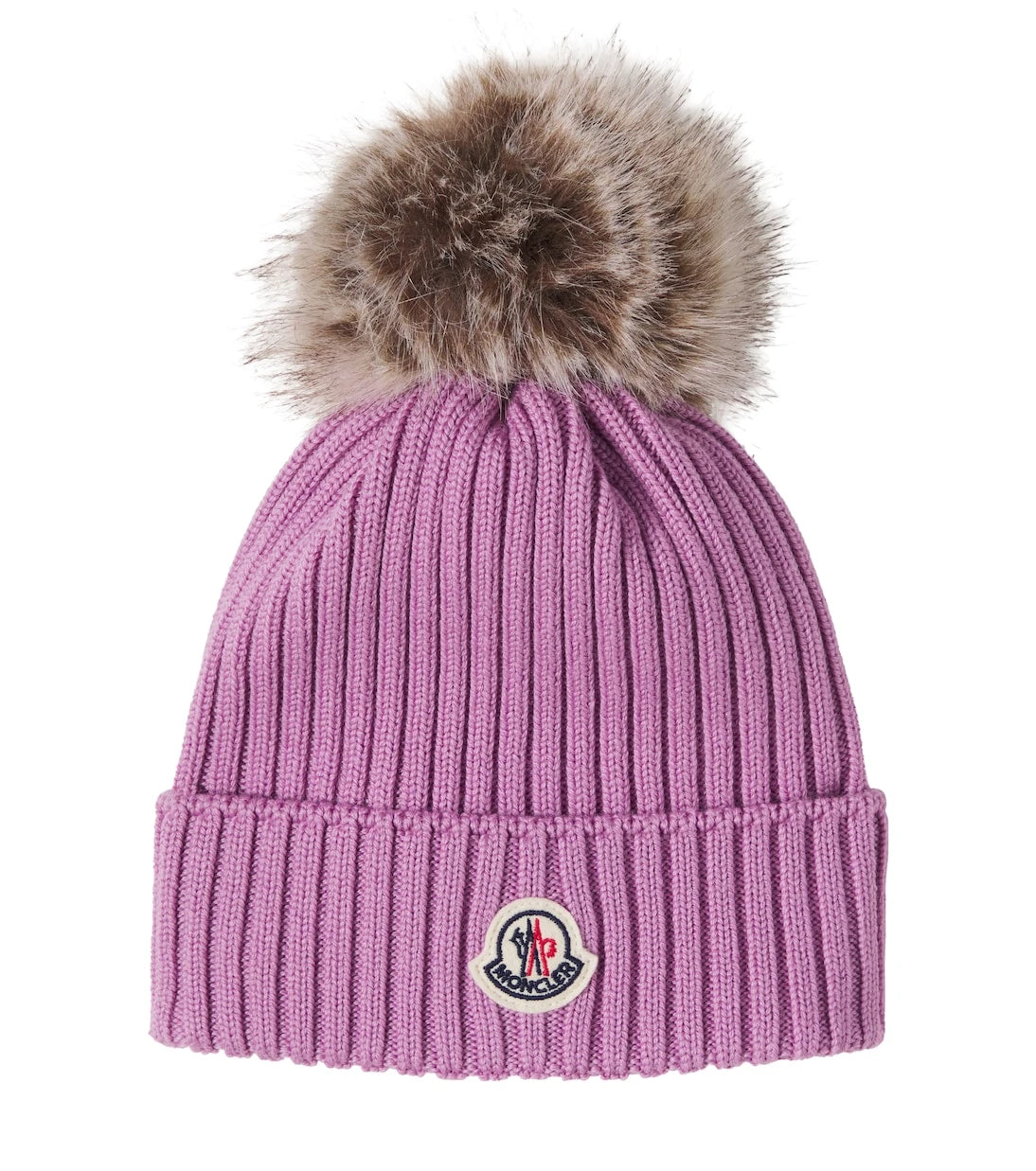 Moncler Enfant - Logo ribbed-knit virgin wool beanie
