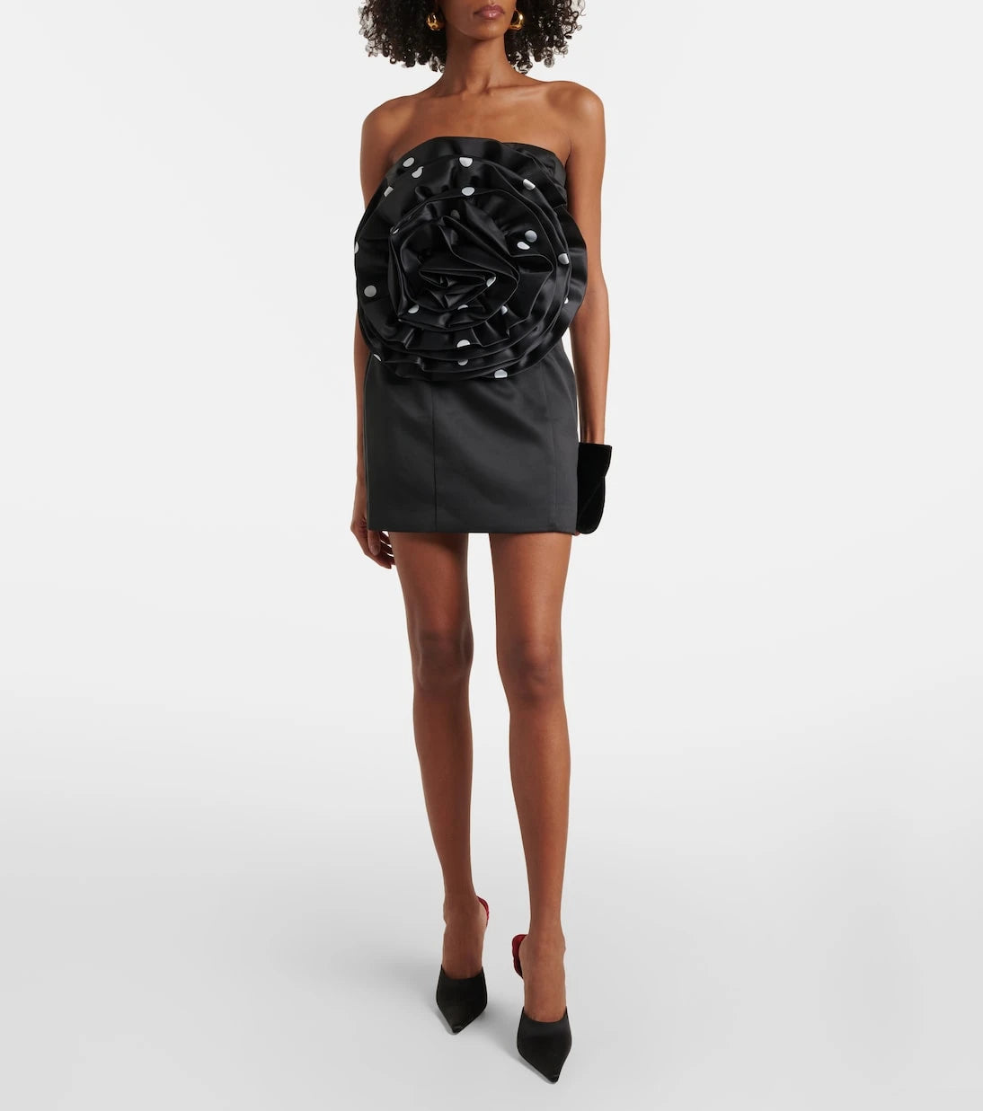 Rotate - Big Flower minidress