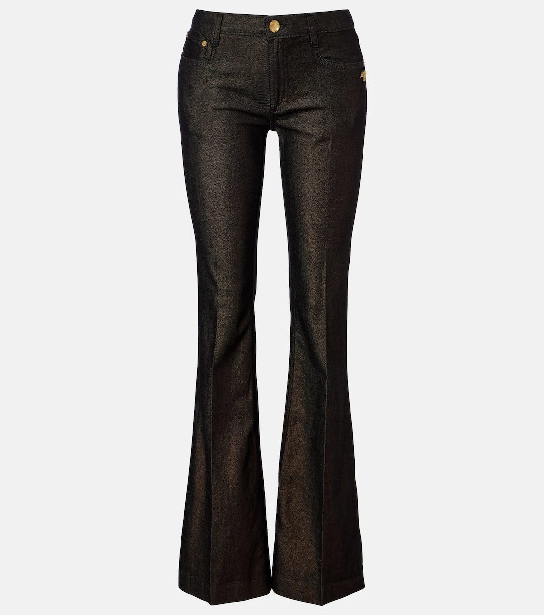 Roberto Cavalli - Embellished flared jeans