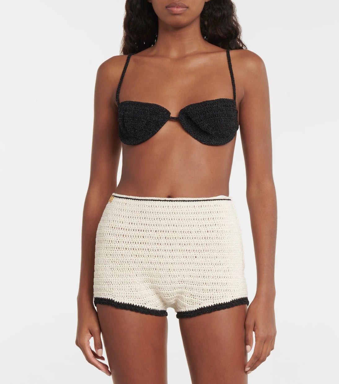 Magda Butrym - Crocheted cotton-blend bra