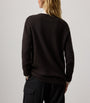 Ralph Lauren Collection Brown Cashmere Fall Polo Bear Sweater