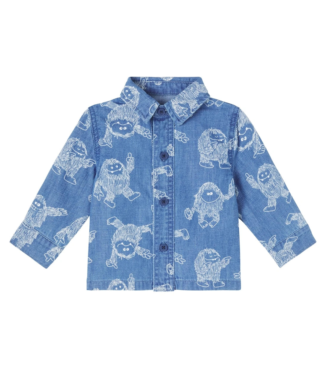 Stella McCartney Kids - Baby printed denim shirt