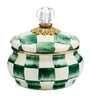 MacKenzie-Childs Emerald Check Squashed Pot