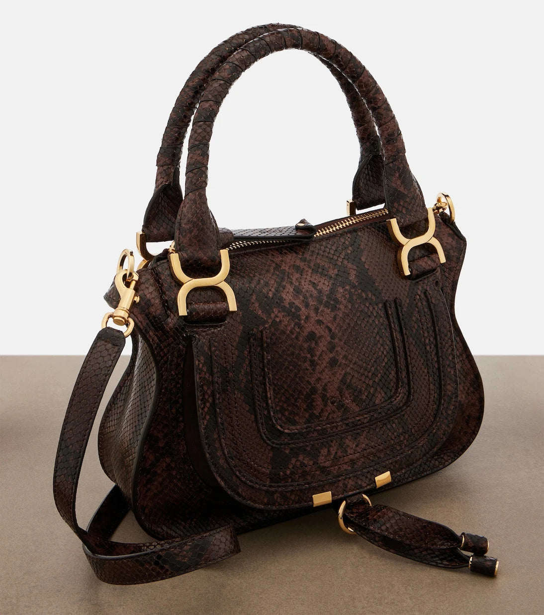 Chloé - Marcie Small leather top-handle bag
