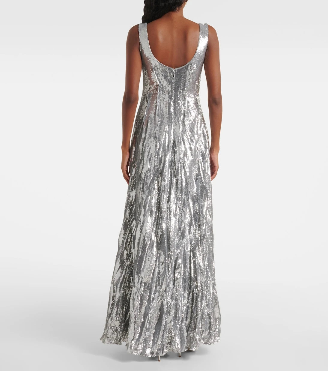 Marmar Halim - Sequined silk-blend gown